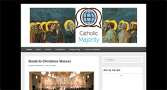 Desktop Screenshot of catholicmajority.com